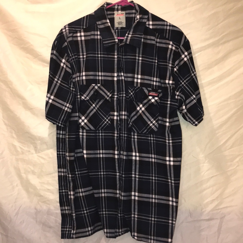 Dickies short sleeve button down shirt